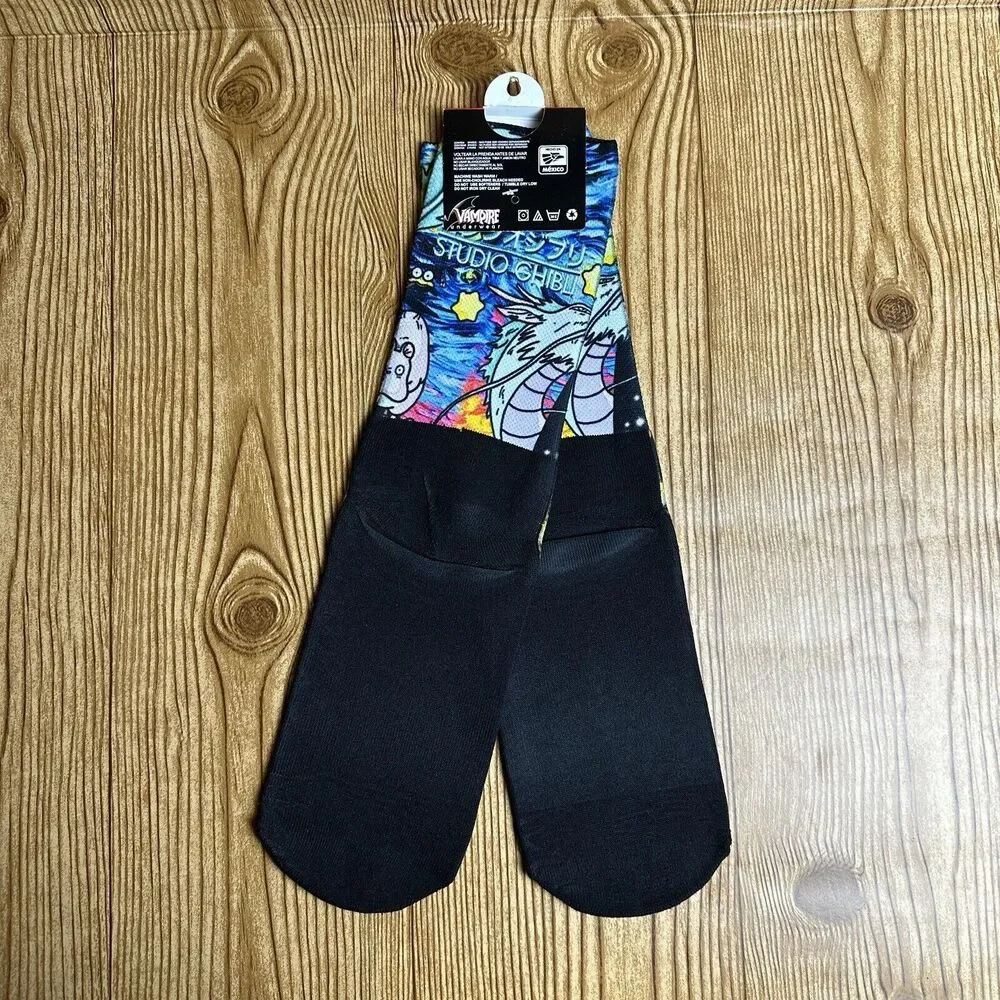 Studio Ghibli Spirited Away‎ Crew Socks Spot Sprite No Face Chihiro Unisex